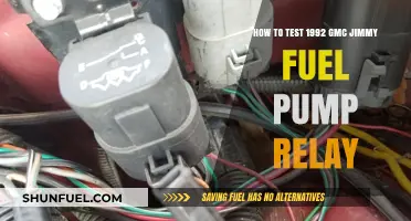 Testing a 1992 GMC Jimmy Fuel Pump Relay: Step-by-Step Guide