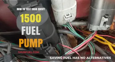 Testing Your 1998 Chevy 1500 Fuel Pump: A Step-by-Step Guide