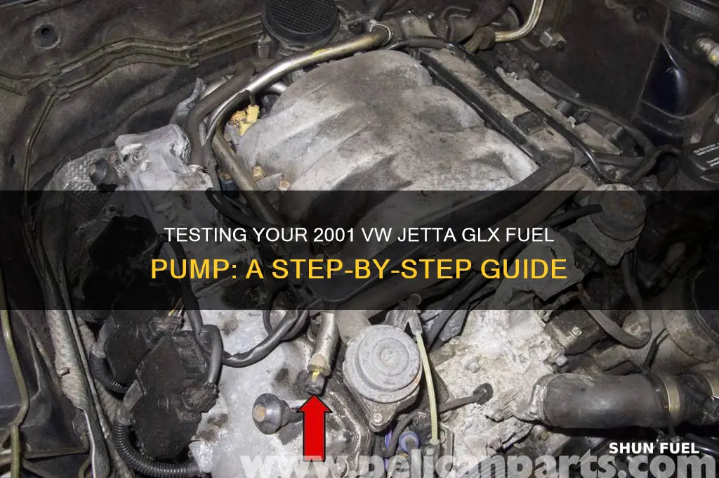how to test 2001 vw jetta glx fuel pump