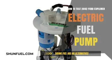 Testing Your 2002 Ford Explorer's Electric Fuel Pump: A Step-by-Step Guide