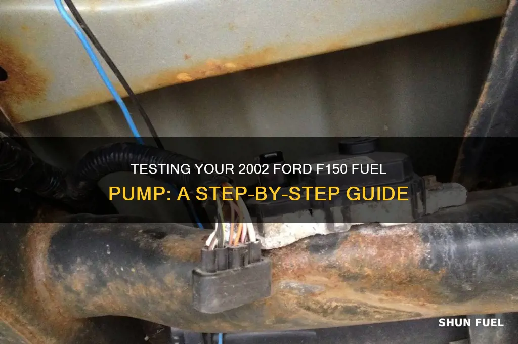 how to test 2002 ford f150 fuel pump