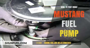 Testing Your 2003 Mustang Fuel Pump: A Step-by-Step Guide