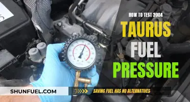 Testing Fuel Pressure in a 2004 Taurus: A Step-by-Step Guide