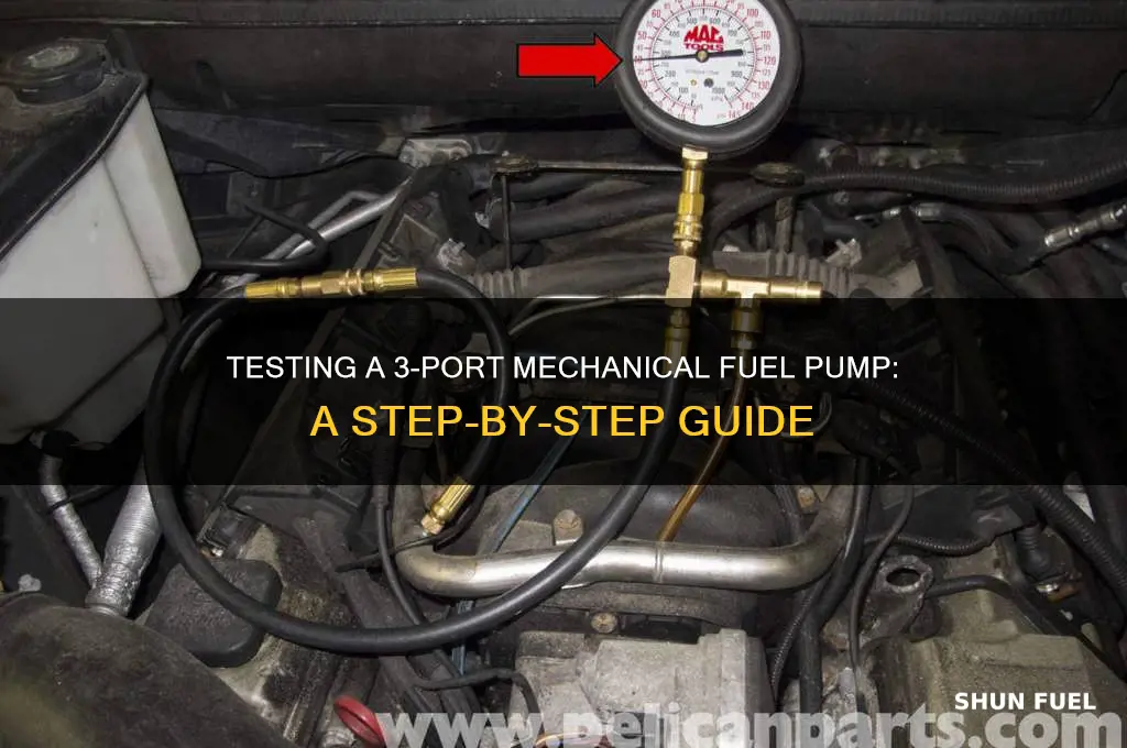 how to test 3 port mechanical fuel pump
