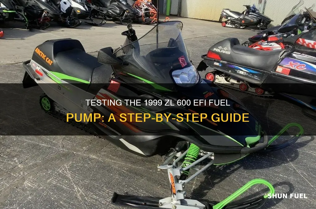 how to test a 1999 zl 600 efi fuel pump
