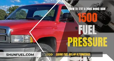 Testing Fuel Pressure in a 2005 Dodge Ram 1500