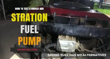 Testing Your Briggs & Stratton Fuel Pump: A Step-by-Step Guide