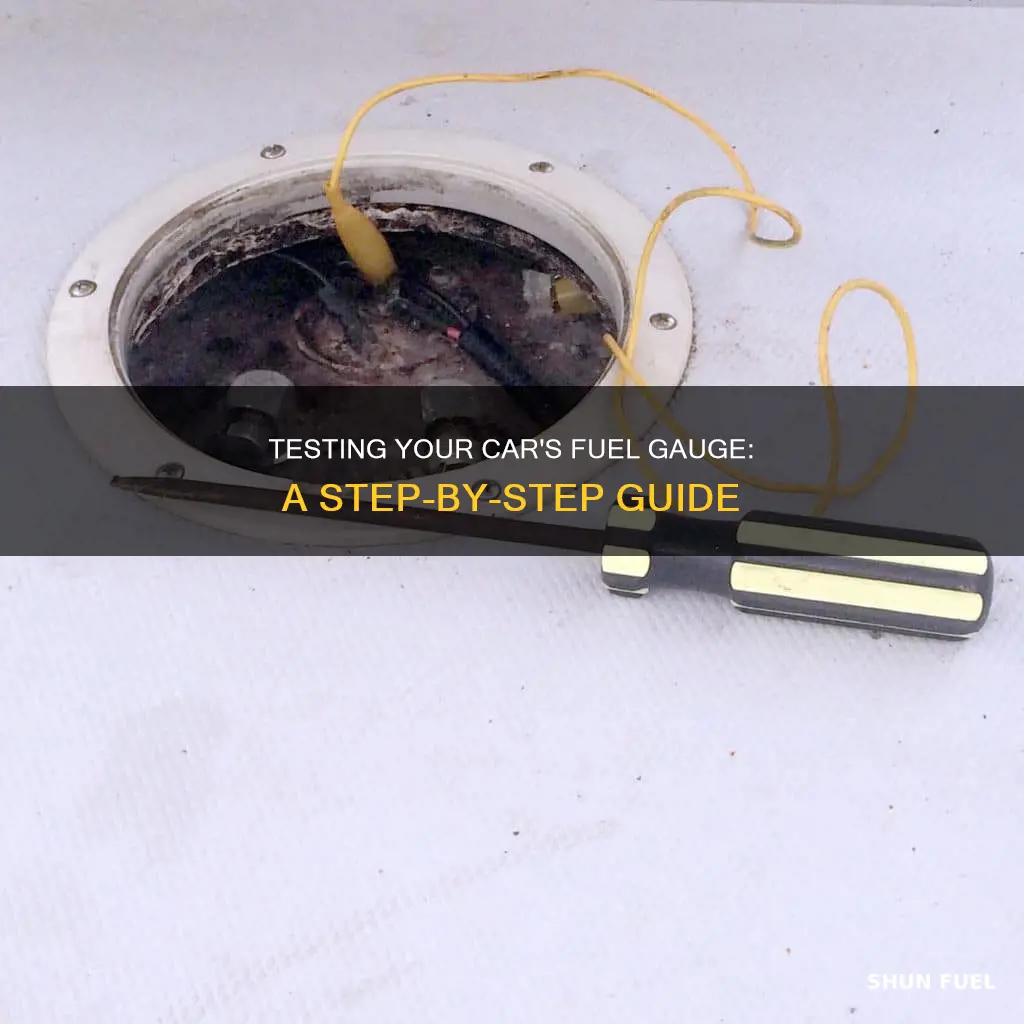 how to test a car fuel gauge