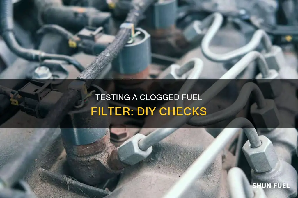 how to test a clogged fuel filter