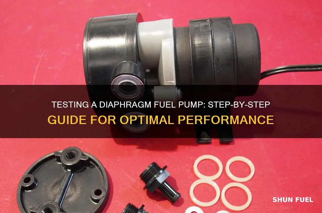 how to test a diaphragm fuel pump