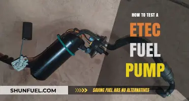 Etec Fuel Pump Testing Guide: Step-by-Step Troubleshooting and Diagnostics