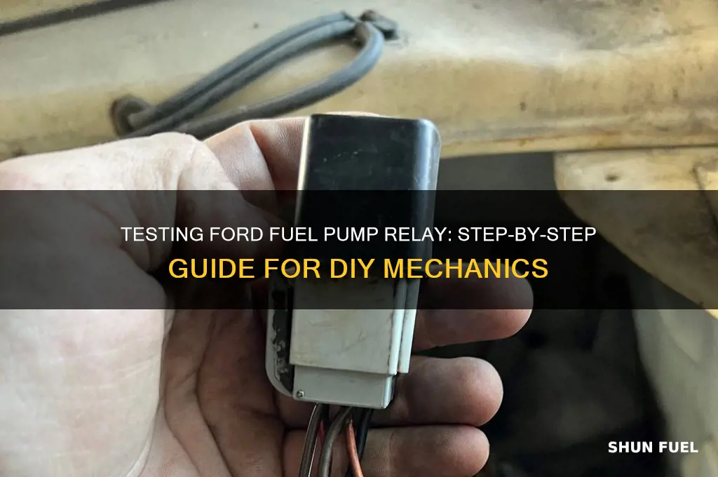 how to test a ford fuel pump relay