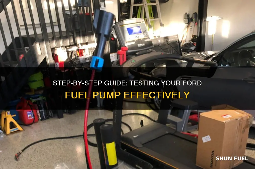 how to test a ford fuel pump