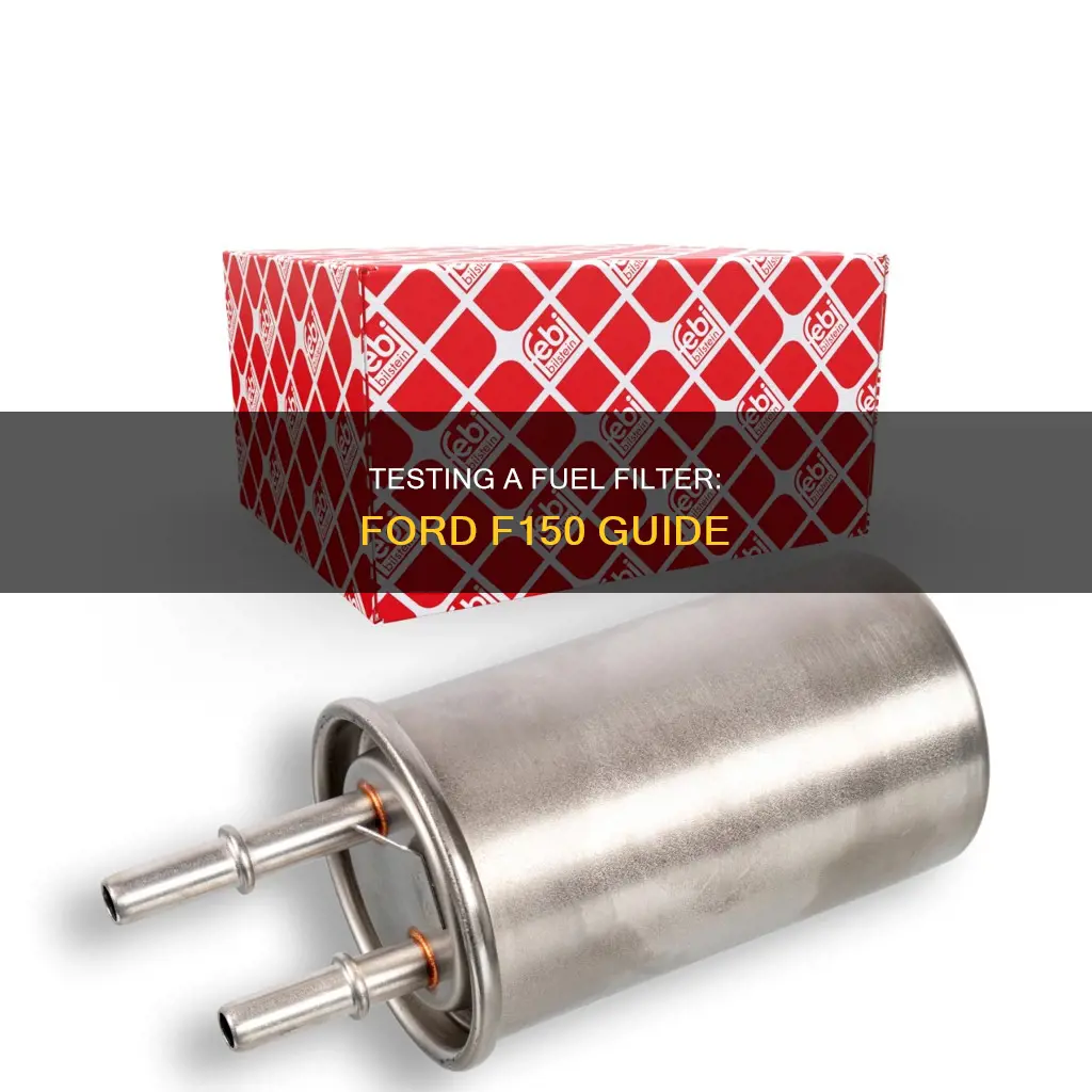 how to test a fuel filter in a ford f150