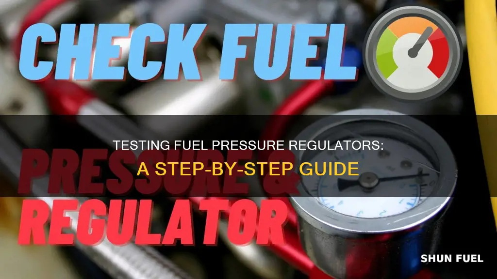 how to test a fuel pressure regulater