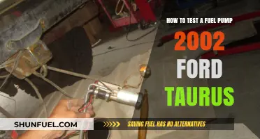Testing Your 2002 Ford Taurus Fuel Pump: A Step-by-Step Guide