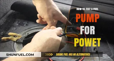 Testing Your Fuel Pump for Power: A Step-by-Step Guide