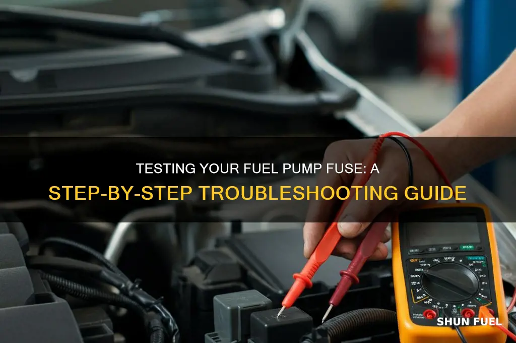 how to test a fuel pump fuse