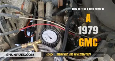 Testing a Fuel Pump in a 1979 GMC: Step-by-Step Guide