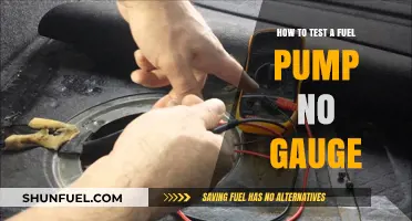 Testing a Fuel Pump Without a Gauge: Step-by-Step Guide