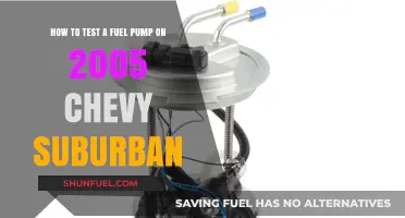Testing Your 2005 Chevy Suburban's Fuel Pump: A Step-by-Step Guide
