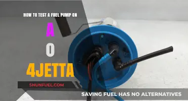 Testing Your 04 Jetta's Fuel Pump: A Step-by-Step Guide