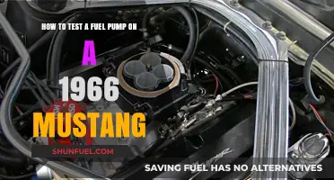 Testing Your 1966 Mustang's Fuel Pump: A Step-by-Step Guide