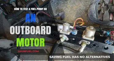Testing Your Outboard Motor's Fuel Pump: A Step-by-Step Guide