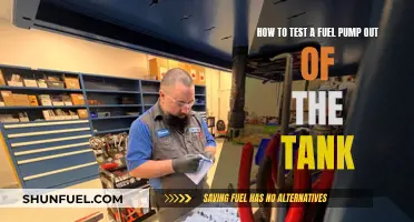 Testing a Fuel Pump: Out-of-Tank Methods