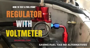 Testing Fuel Pump Regulator with Voltmeter: Step-by-Step Guide