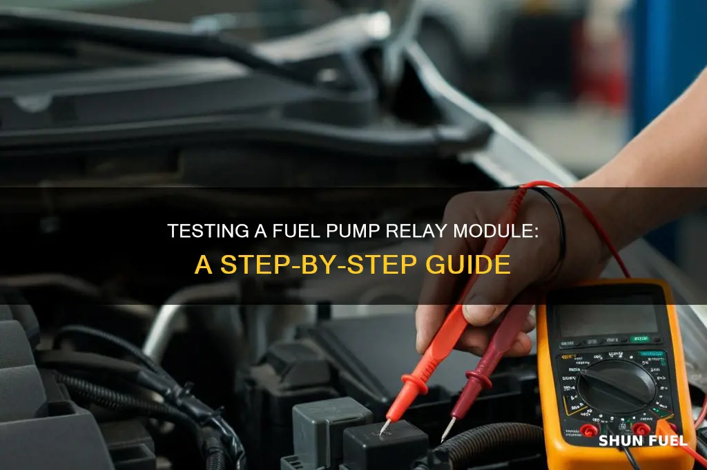 how to test a fuel pump relay module