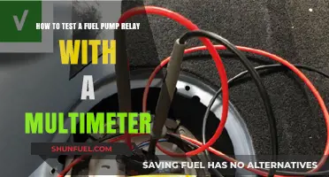 Testing Fuel Pump Relay with Multimeter: A Step-by-Step Guide