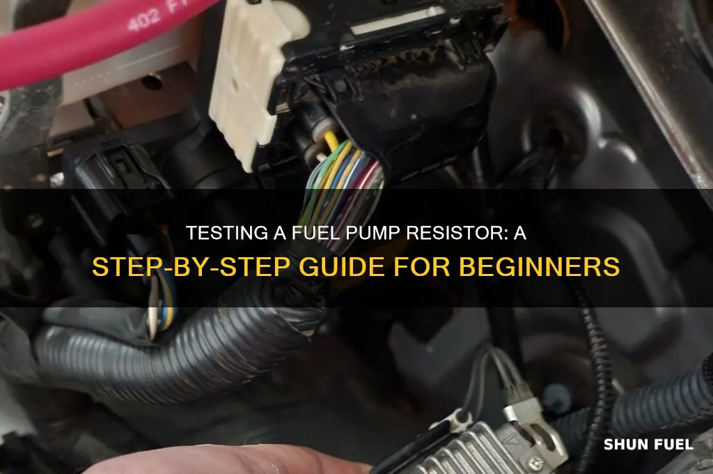 how to test a fuel pump resistor