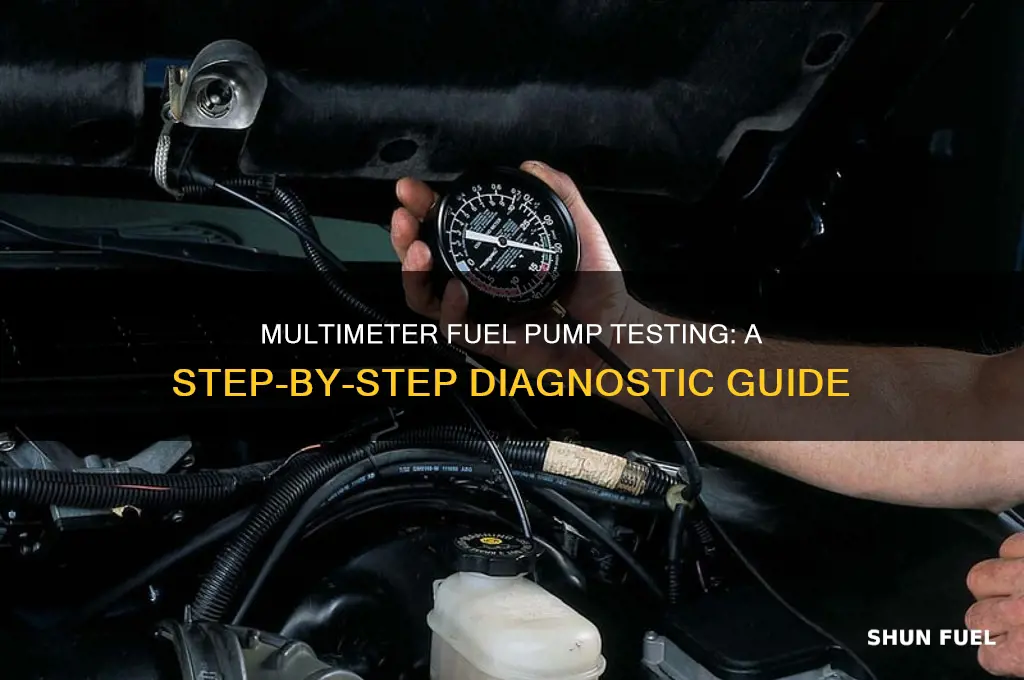 how to test a fuel pump with a multimieter