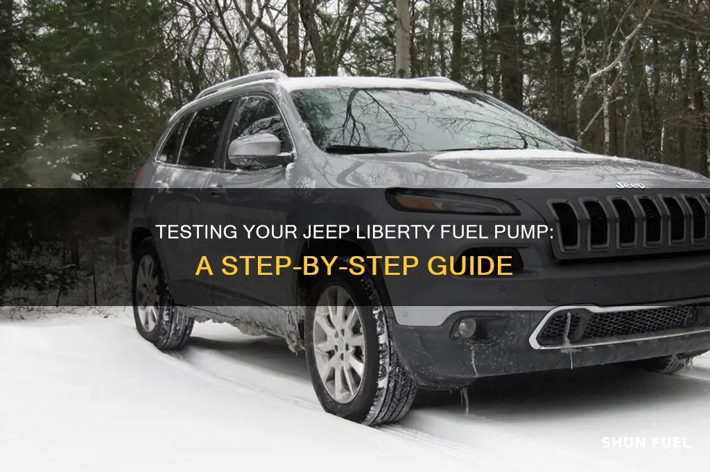 how to test a jeep liberty fuel pump