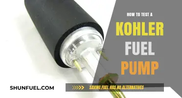 Step-by-Step Guide to Testing Your Kohler Fuel Pump Effectively