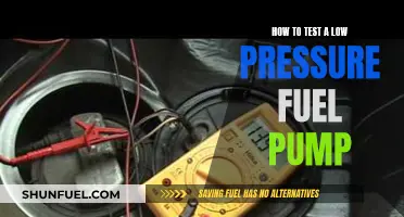 Testing a Low-Pressure Fuel Pump: A Step-by-Step Guide