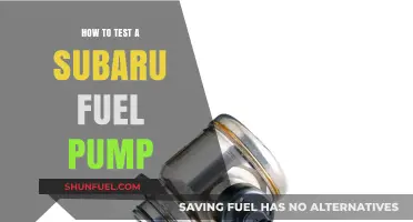 Step-by-Step Guide to Testing Your Subaru's Fuel Pump Effectively