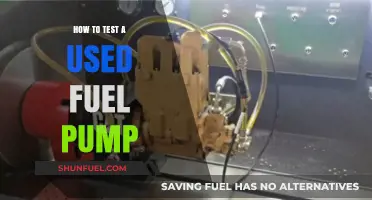 Testing a Used Fuel Pump: Essential Steps for Reliable Performance