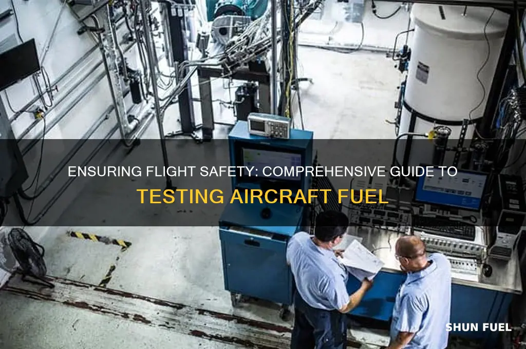 how to test aircraft fuel
