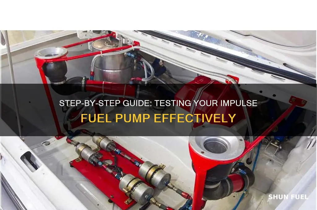 how to test an impulse fuel pump