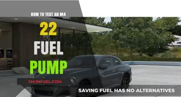 Testing Your M4 22 Fuel Pump: A Step-by-Step Guide