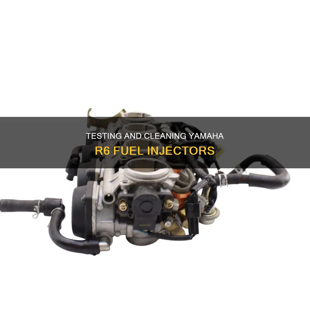 how to test and clean fuel injectors yamaha r6
