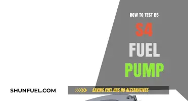 Step-by-Step Guide to Testing Your B5 S4 Fuel Pump