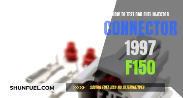 Testing Fuel Injector Connectors on a 1997 F150