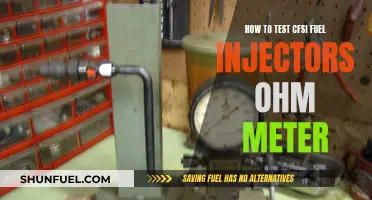 Testing CFSI Fuel Injectors with an Ohm Meter