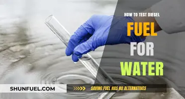 Testing Diesel: Detecting Water in Your Fuel