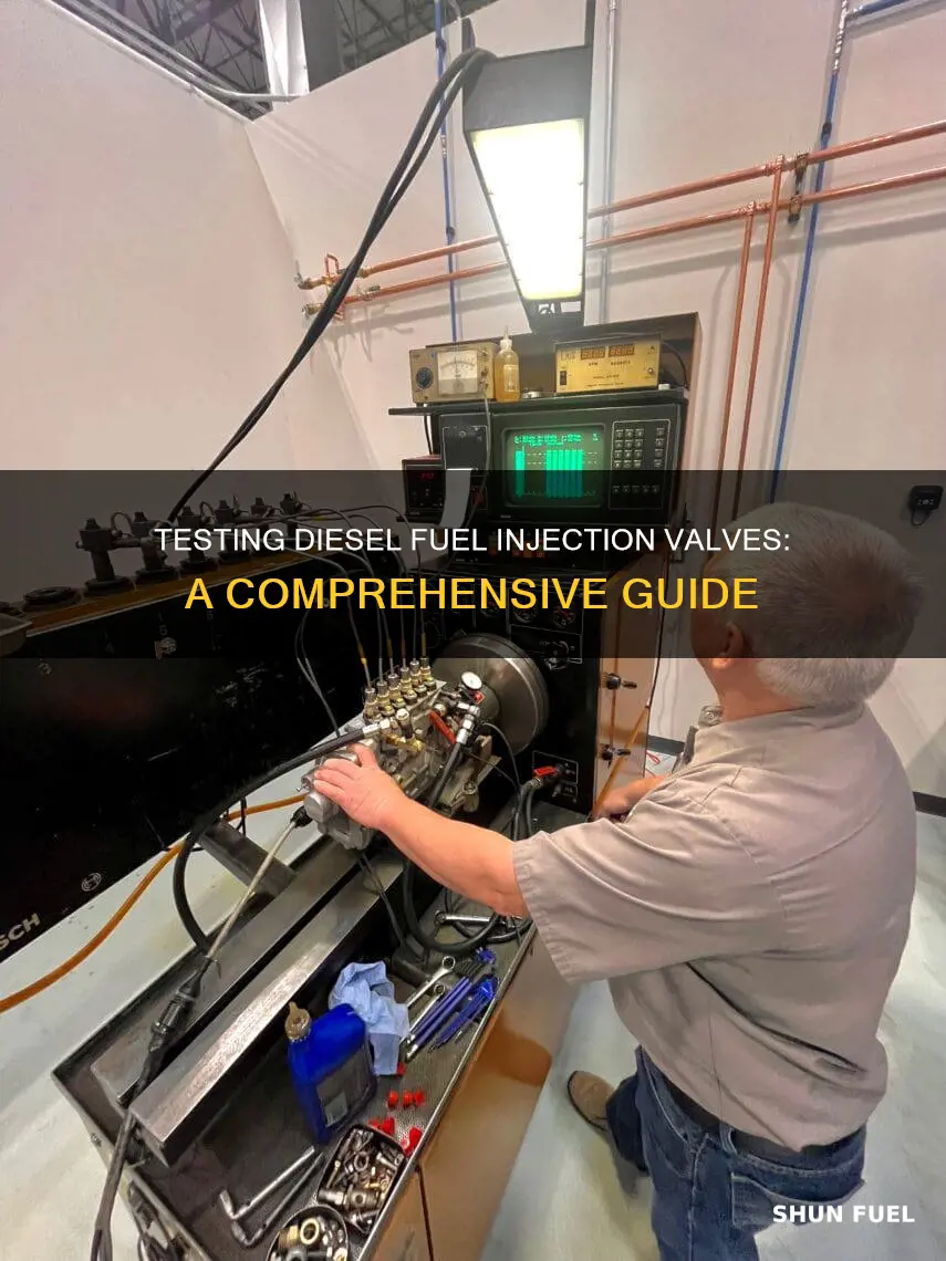 how to test diesel fuel injection valves