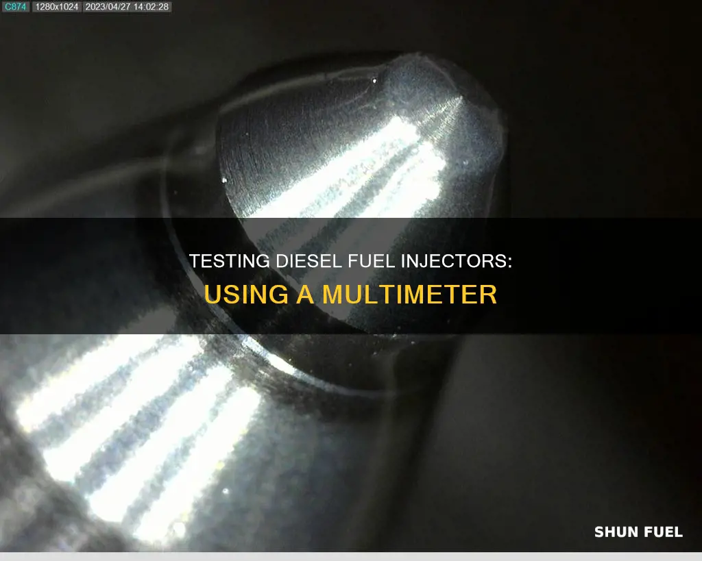 how to test diesel fuel injectors with a multimeter
