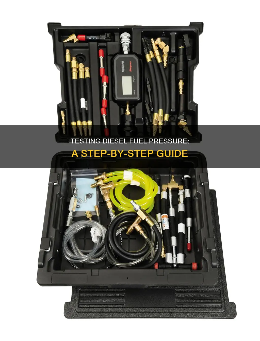 how to test diesel fuel pressure
